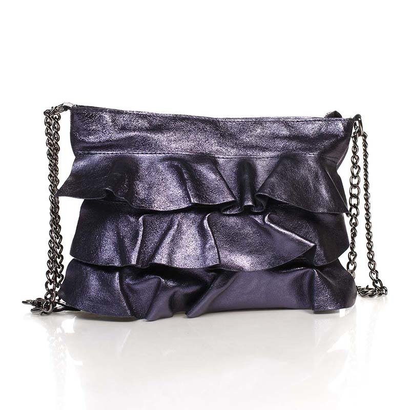 

Женская кожаная сумка Italian bags Синий