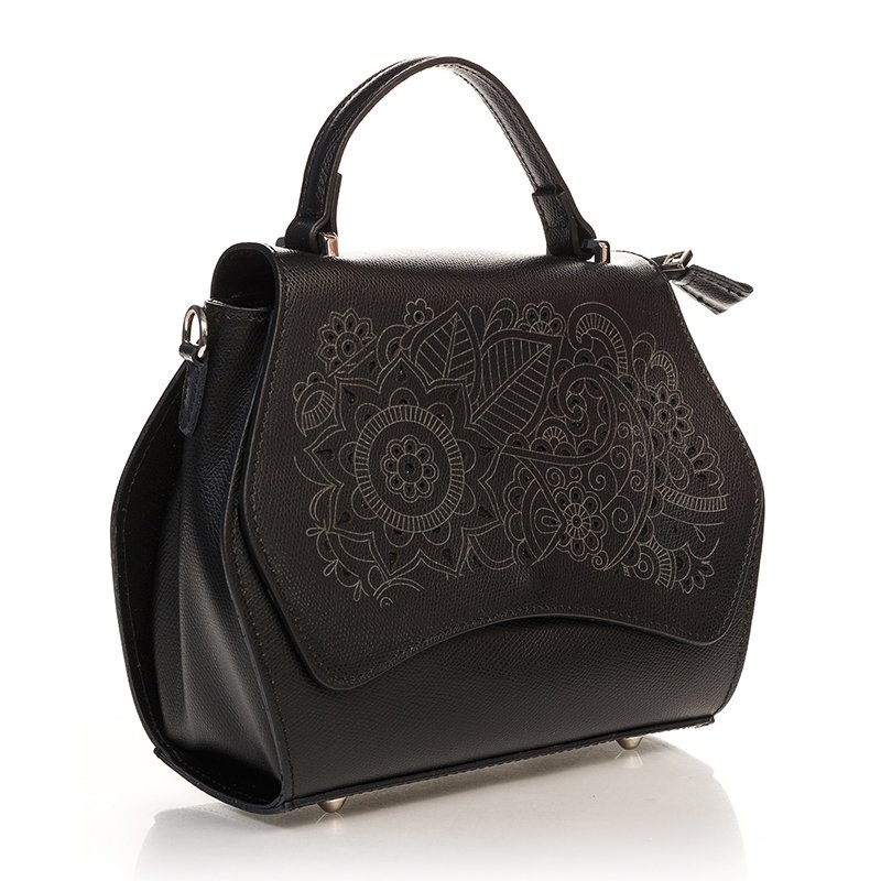 

Женская кожаная сумка Italian Bags Черный