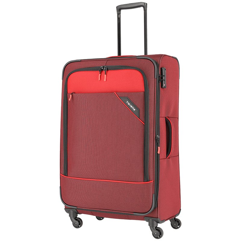 

Чемодан на 4 колесах Travelite DERBY Red Twotone L exp. 102л (TL087549-10)