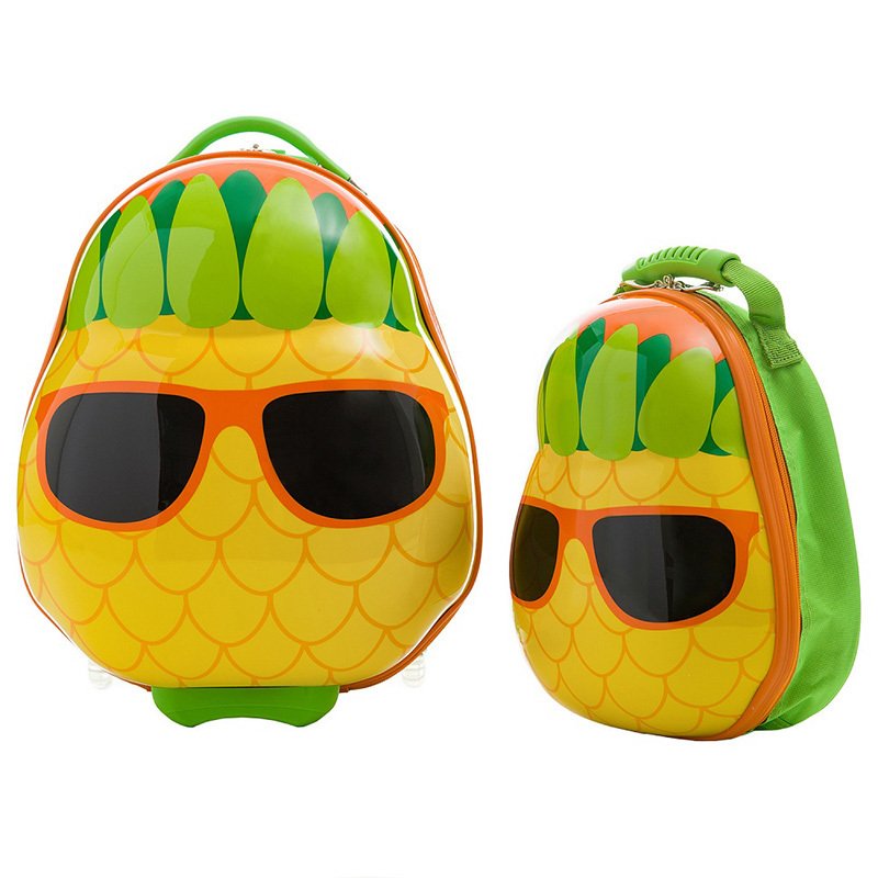 

Детский чемодан на 2 колесах + Рюкзак Heys TRAVEL TOTS Pineapple 13.8л+3.4л (He13030-3198-00)