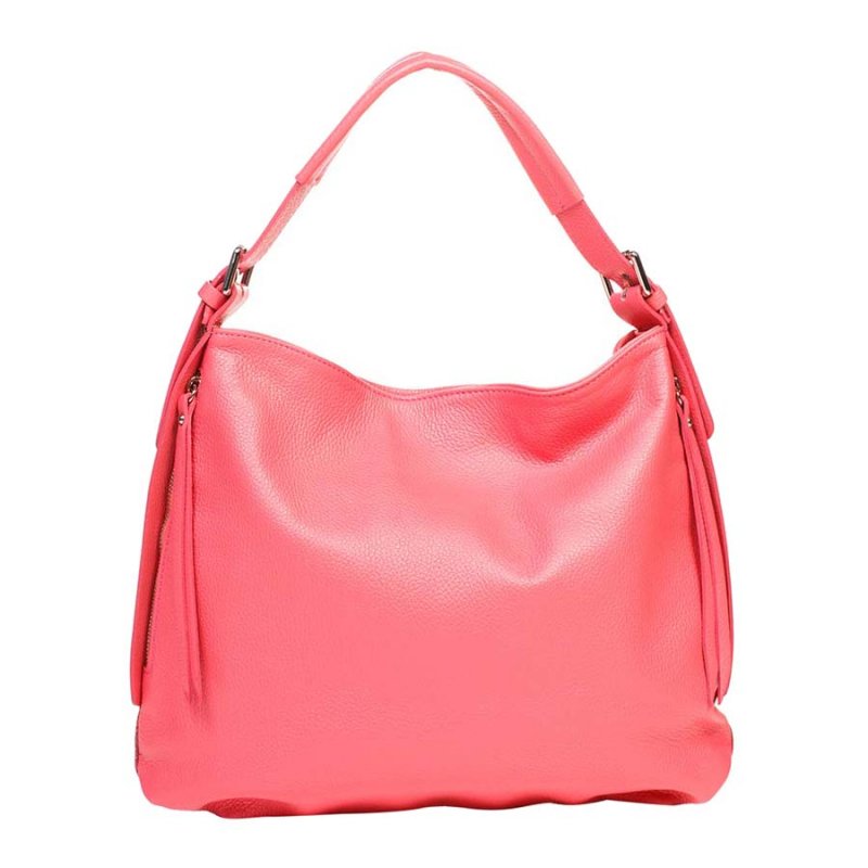 

Женская кожаная сумка Italian bags Коралловый