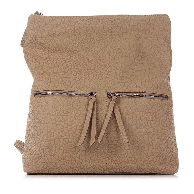 

Городской кожаный рюкзак Italian Bags Серо-коричневый