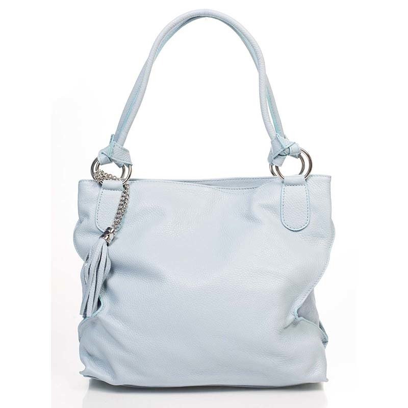 

Женская кожаная сумка Italian bags Голубой