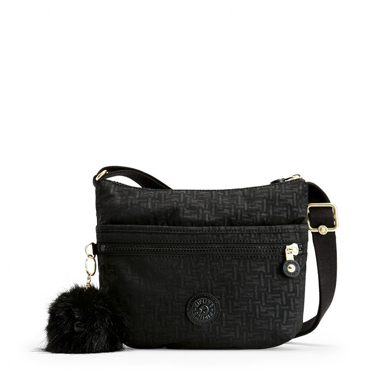 

Женская наплечная сумка Kipling ARTO S Black Pylon Emb 3л