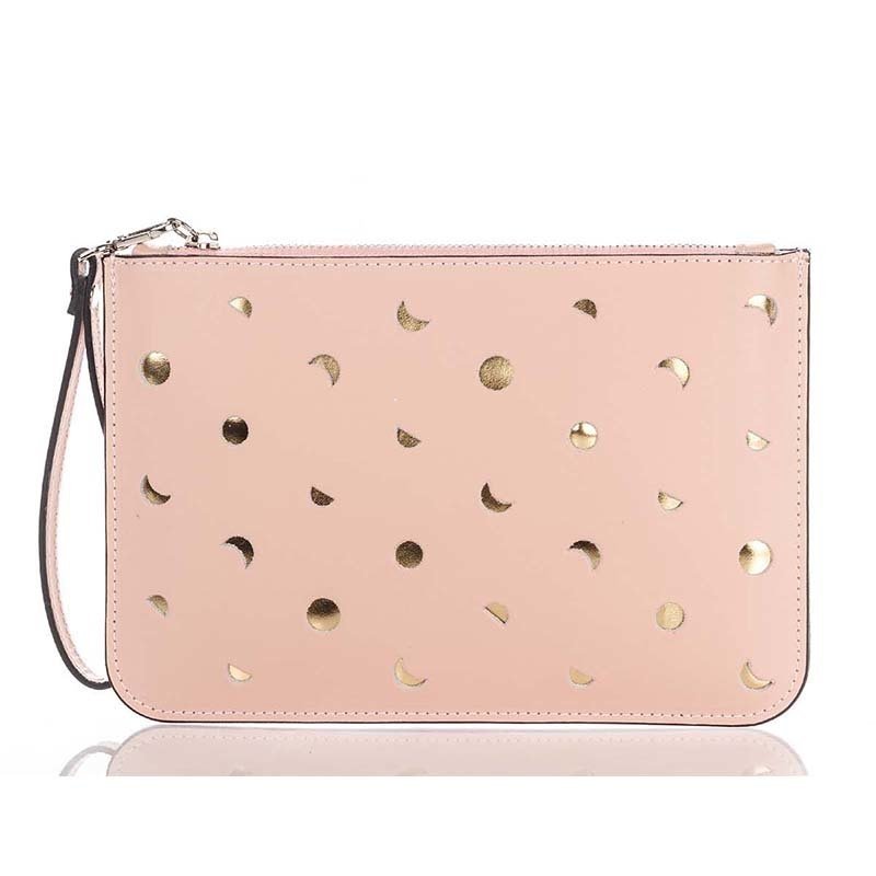 

Клатч кожаный Italian bags Розовый