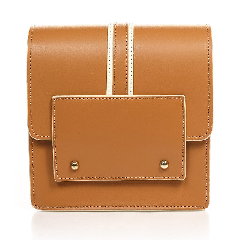

Клатч кожаный Italian Bags Коньячный
