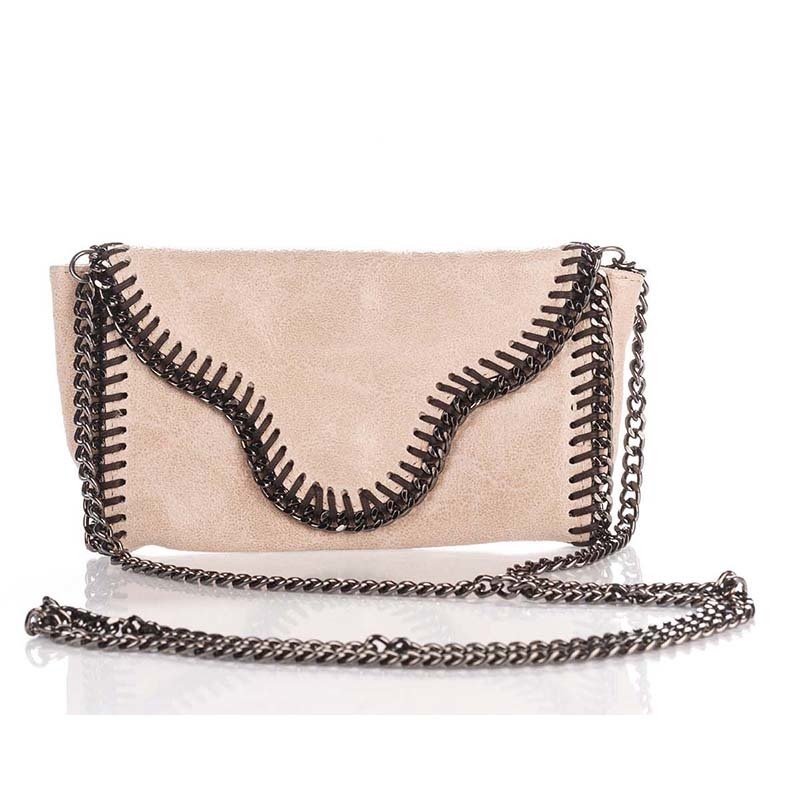 

Клатч кожаный Italian bags Кожаный Таупе