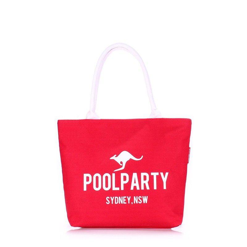 

Женская коттоновая сумка POOLPARTY (pool-9-red)