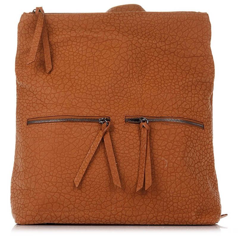

Городской кожаный рюкзак Italian Bags Коньячный