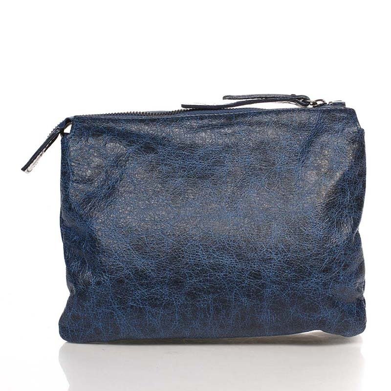 

Женская кожаная сумка-клатч Italian bags Синий