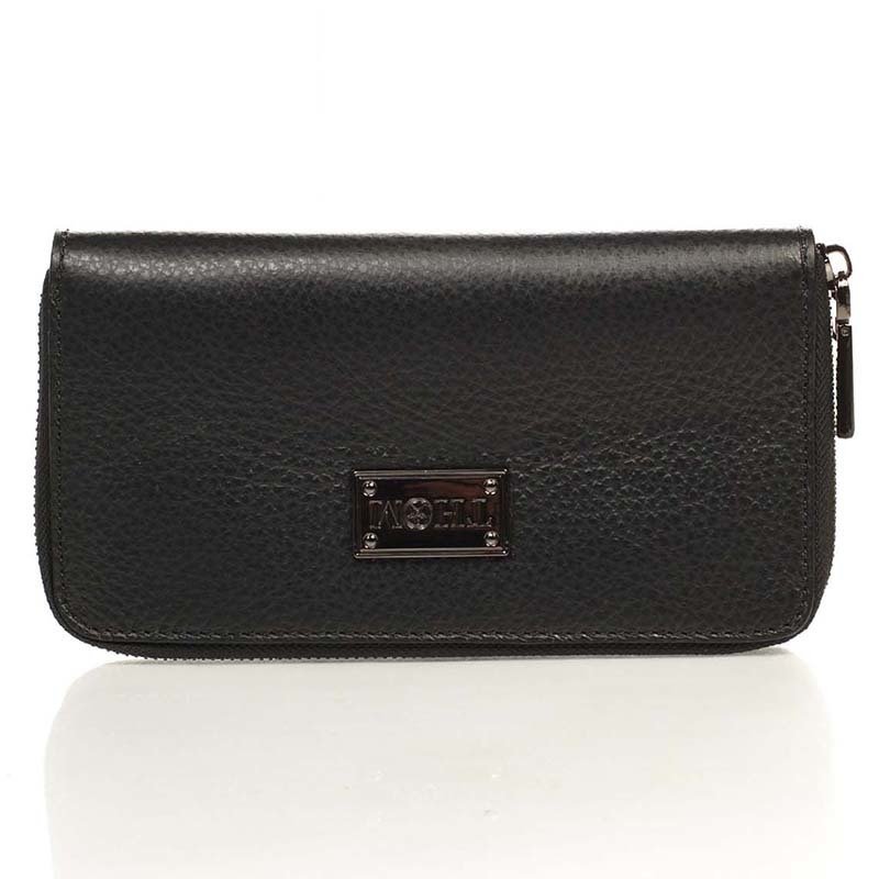 

Кошелек кожаный женский Italian bags Черный