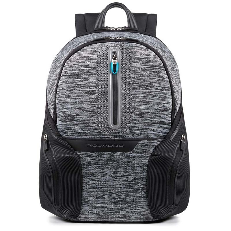 

Городской рюкзак Piquadro COLEOS37 Grey с USB/microUSB и чехлом