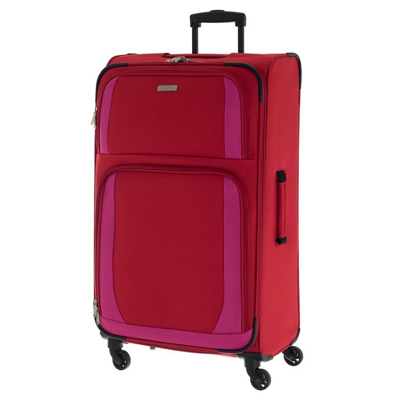 

Чемодан на 4 колесах Travelite Paklite ROCCO Red-Pink L 81л (TL098249-14)