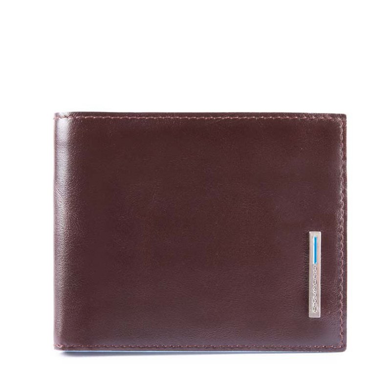 

Портмоне кожаное Piquadro Blue Square Cognac с отдел. для монет с RFID защитой