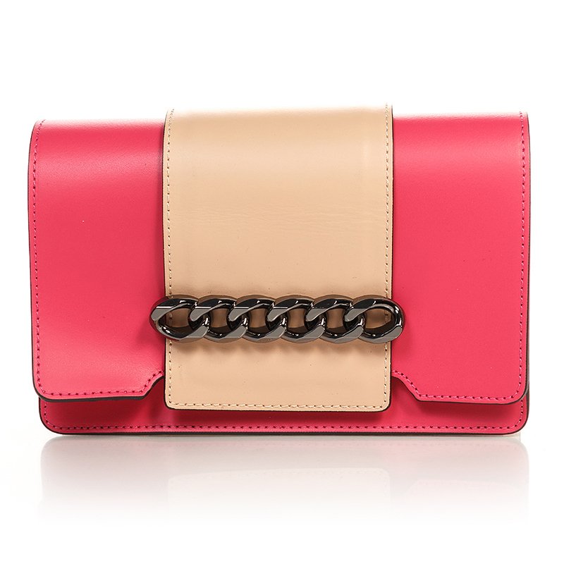 

Клатч кожаный Italian Bags Kоралловый