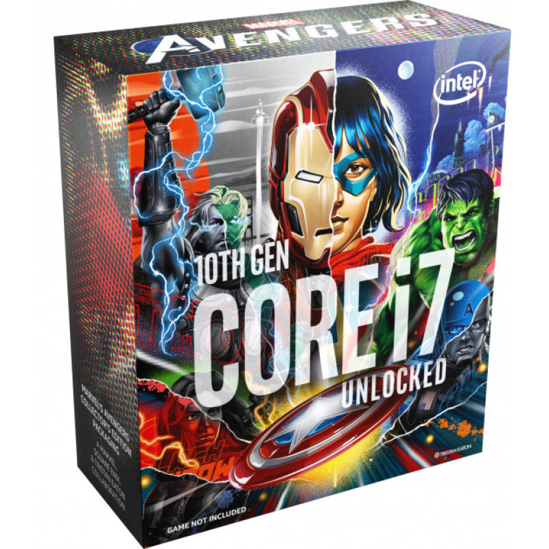 

Процессор Intel Core i7_10700K 3.8GHz/16MB (BX8070110700KA) s1200 Marvels Avengers Collectors Edition BOX