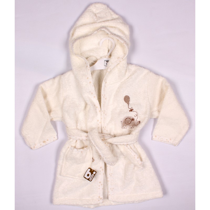 

Халат для мальчика BIBABY 66147 104 см кремовый/коричневый (444244)