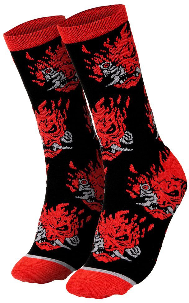 

Носки JINX Cyberpunk 2077 - Samurai Demon Scatter Socks