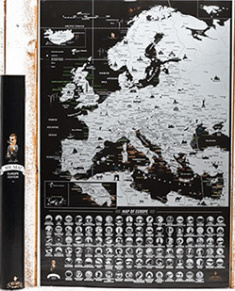 

Скретч карта Европы My Map Europe edition (Eng). 82610