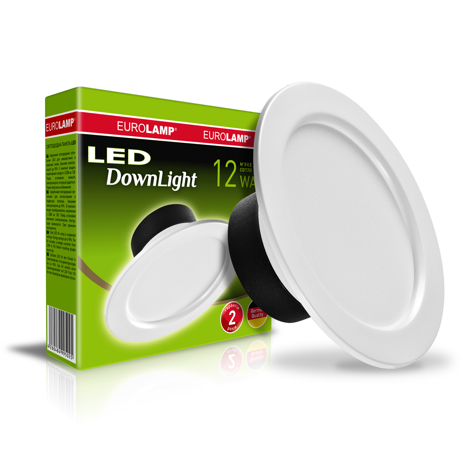 

Светодиодный (LED) светильник Eurolamp 12W 3000K (LED-DLR-12/3(Е))