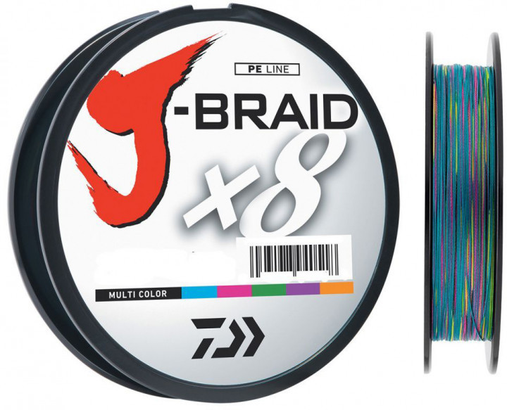 

Шнур рыболовный Daiwa J-Braid X8 0.13 мм - 150 м Мultiсolor