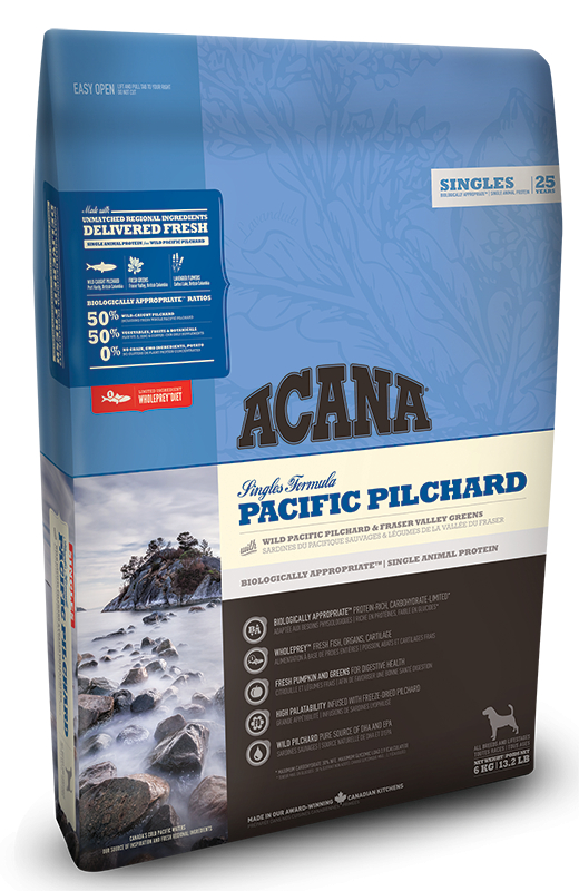 

Сухой корм Acana (Акана) Pacific Pilchard для собак всех пород и возрастов с сардиной 6 кг