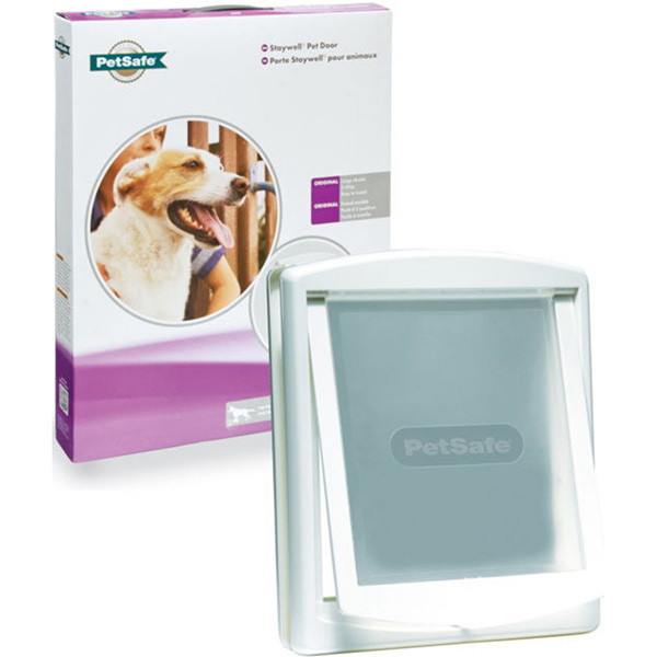 

Дверца Staywell Original для собак крупных пород, 456х386 мм белая (760EF)