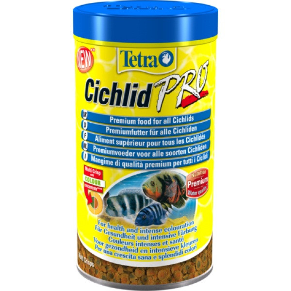 

Корм Tetra Cichlid Pro для цихлид в чипсах, 500 мл