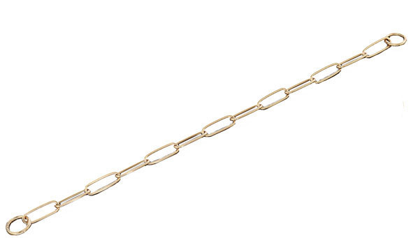 

Ошейник Sprenger Long Link для собак широкое звено, полированная латунь, 50 см