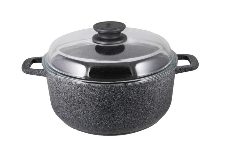 

Кастрюля индукционная с крышкой 4 л БИОЛ Granite Gray K404IC