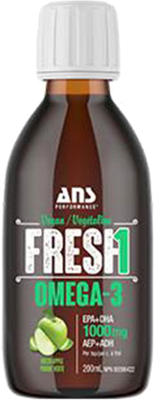 

Жирные кислоты ANS Performance Fresh Веганская Омега-3 200 мл со вкусом Зелёное яблоко (659153876248)