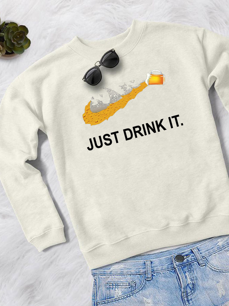 

Свитшот Love&Live Just drink it LL3-02150M.00P-20 L Белый