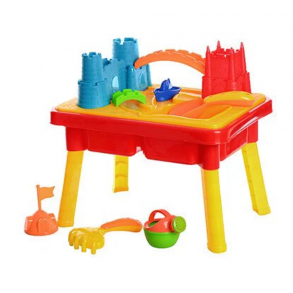 

Детский игровой столик для игр в песке с водой Best Toys 1905 Песочница столик для детей Игровой набор для игр с песком и водой для детей Детская песочница