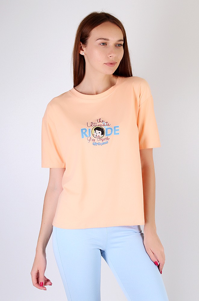 

Футболка AAA 009 2XL Персиковый