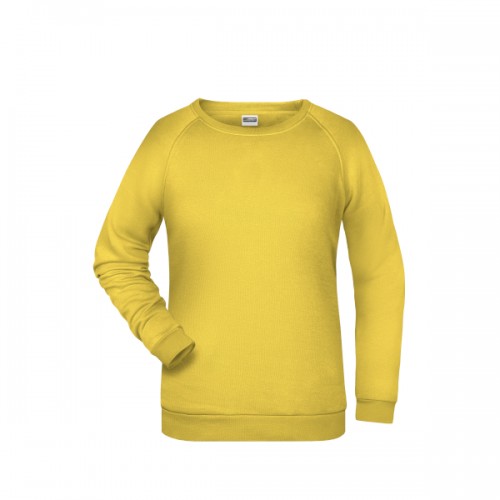 

Реглан з круглим вирізом для жінок James & Nicholson, XL, JN793, Жовтий