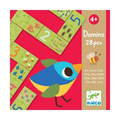 

Настольная игра Djeco Домино Раз, два, три (17-6073966)
