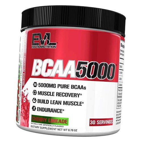 

Аминокислоты, ВСАА, BCAA 5000 Powder, Evlution Nutrition 207г Вишневый лимонад (28385003)