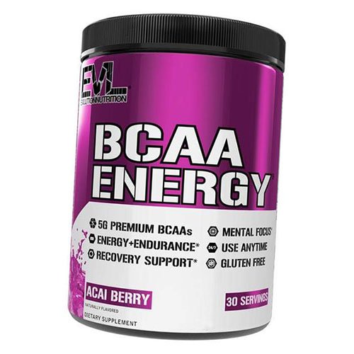 

BCAA Energy Evlution Nutrition 270г Ягоды асаи (28385002)