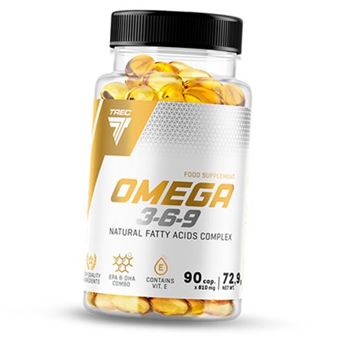 

Омега 3 6 9, Omega 3-6-9, Trec Nutrition 90капс (67101001)