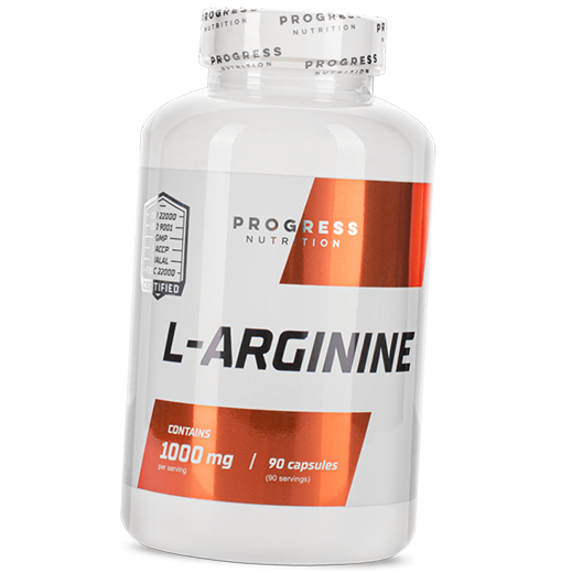 

Аргинин, L-arginine, Progress Nutrition 90капс (27461002)