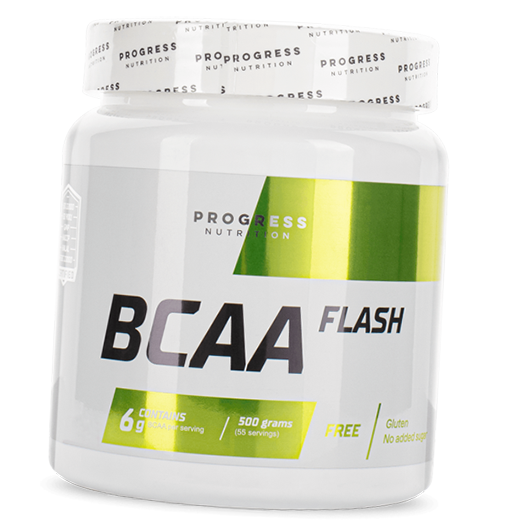 

Аминокислоты БЦАА, BCAA Flash, Progress Nutrition 500г Кола (28461001)