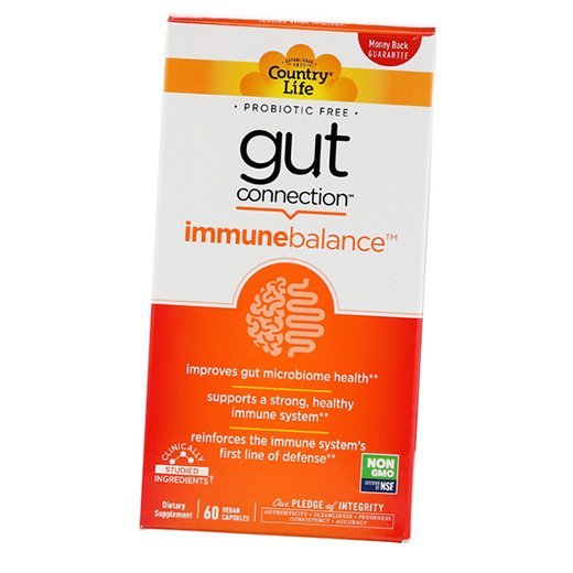 

Gut Connection Immune Balance Country Life 60вегкапс (72124012)