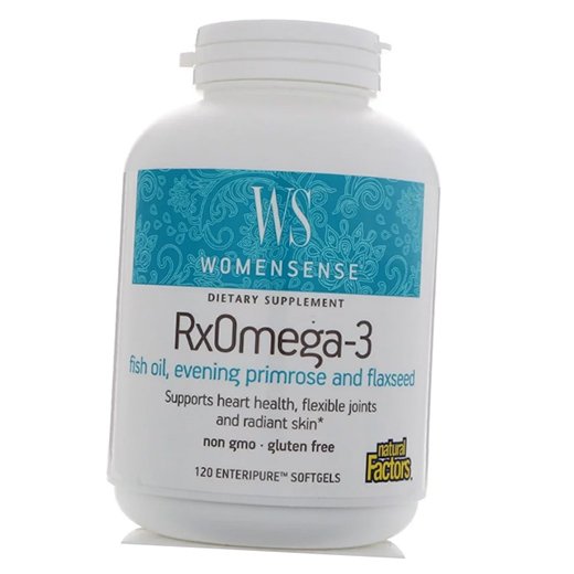 

WomenSense RxOmega-3 Natural Factors 120гелкапс (67406002)