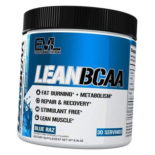 

Lean BCAA Evlution Nutrition 240г Синяя малина (28385005)