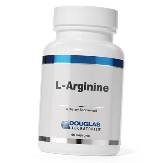 

Л Аргинин, L-Arginine 500, Douglas Laboratories 60капс (27414003)