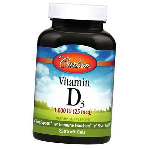 

Витамин Д3, Vitamin D3 1000, Carlson Labs 250гелкапс (36353085)