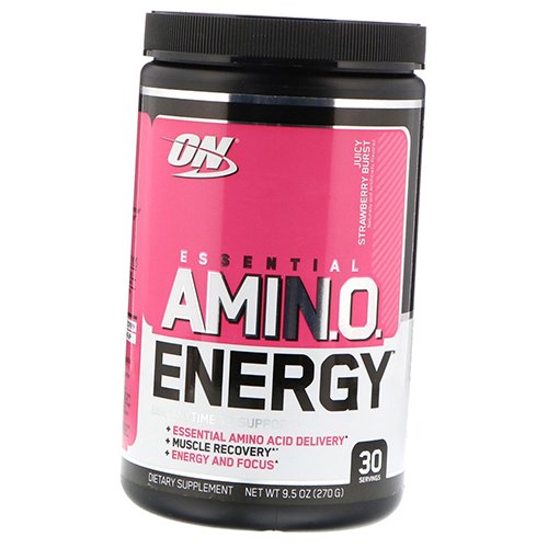

Аминокислоты, Amino Energy, Optimum nutrition 270г Клубничный взрыв (27092001)