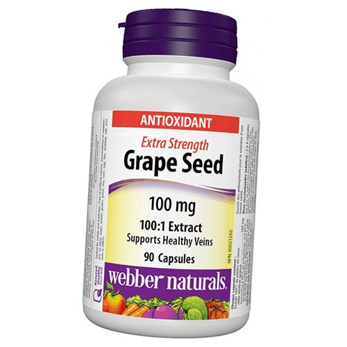 

Витамины Webber Naturals Grape Seed 100 90капс (71485005)