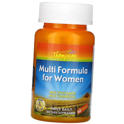 

Комплекс витаминов для женщин, Multi Formula For Women, Thompson 60капс (36412024)