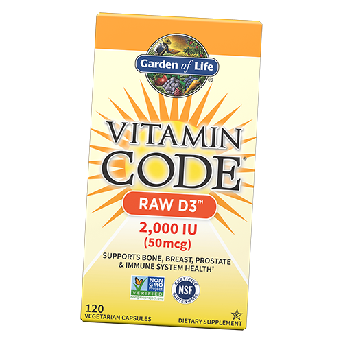 

Garden of Life Vitamin Code Raw D3 2000 120вегкапс (36473012)